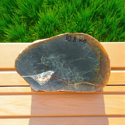 Natural Rough Dark Green Nephrite Jade 10.8 Kg