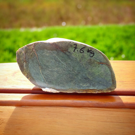 Natural Rough Green Nephrite Jade 7.6 Kg