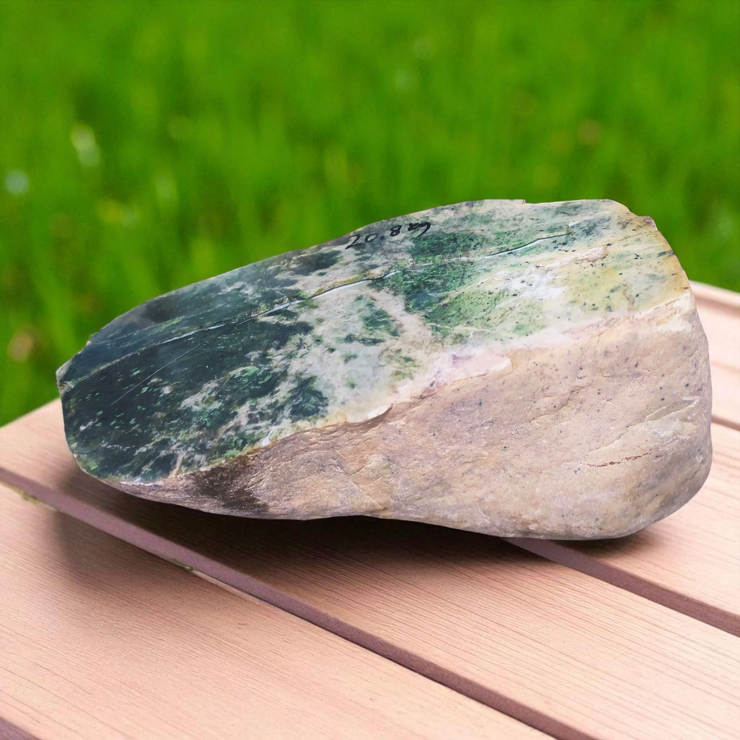 Natural Rough Green Nephrite Jade 20.8 Kg