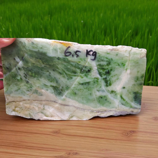 Natural Rough Green Nephrite Jade 6.5 Kg