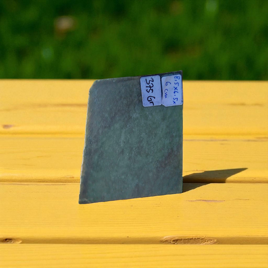 Natural Rough Green Nephrite Jade Slab 0.8 lb