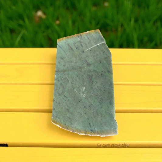 Natural Rough Green Nephrite Jade Slab 2.9 lb