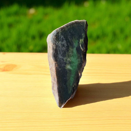 Natural Rough Green Nephrite Jade Slab 1.8 lb
